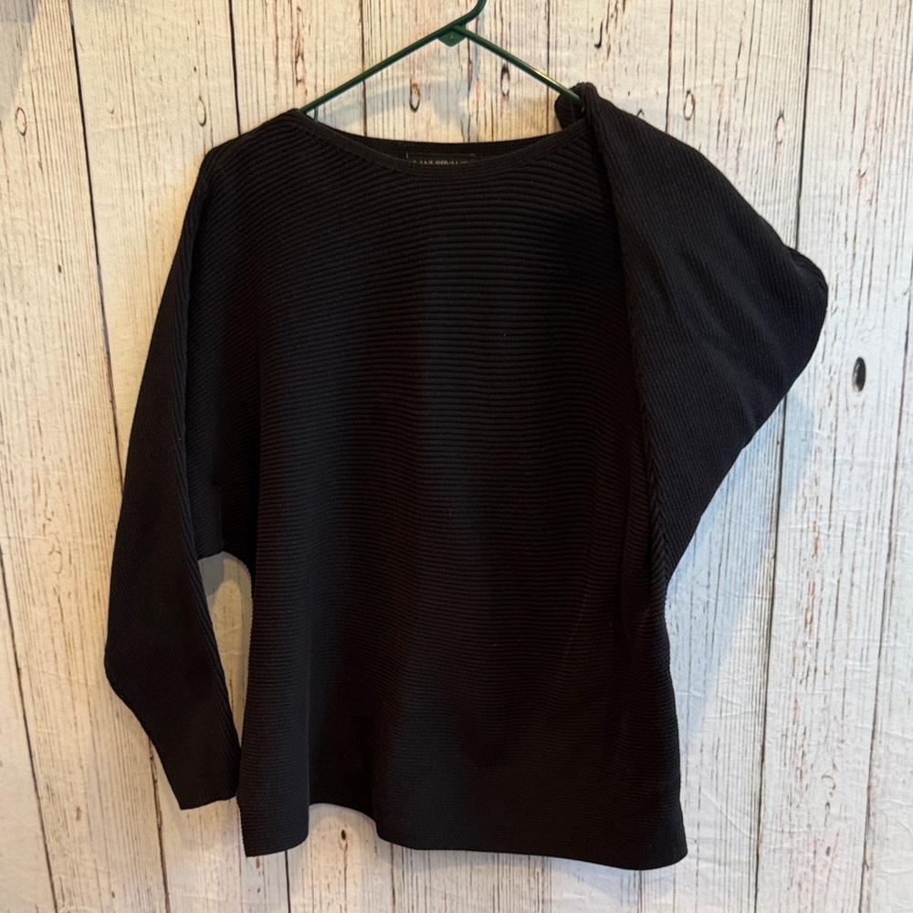 Lane Bryant Black Crew Neck Sweater